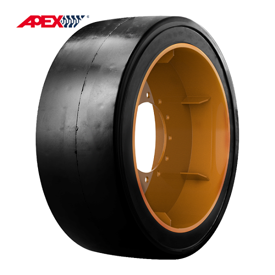 APEX Mold On Tires for Scissor Lift, Sweepers, Floor Cleaner, Shield Trailer 4
