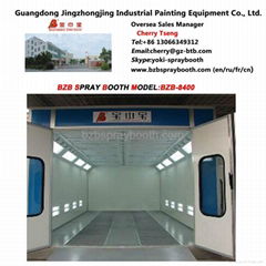 car spray booth for automobile painting and baking