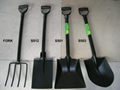 Whole steel shovel and spade