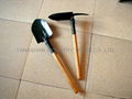 S517 and S517B, Folding Shovel with Wood Handle