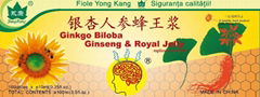 Ginkgo Biloba, Ginseng & Royal Jelly