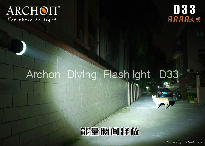 Best Selling Archon Brand 3000Lumens Underwater LED Diving Torches W39/D33/W51 5