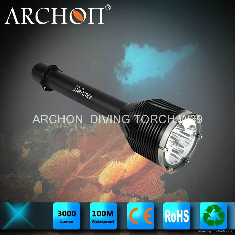 Best Selling Archon Brand 3000Lumens Underwater LED Diving Torches W39/D33/W51 2