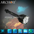 Best Selling Archon Brand 3000Lumens Underwater LED Diving Torches W39/D33/W51