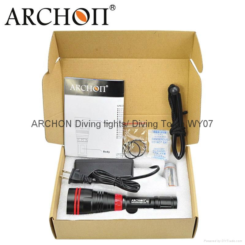 ARCHON New WY07 1000lumen dive torch for long distance lighting 4
