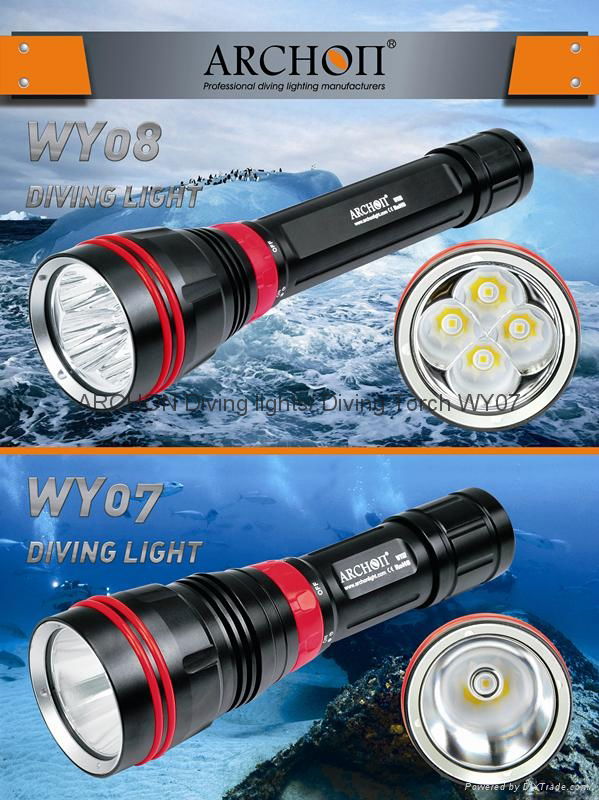 ARCHON New WY07 1000lumen dive torch for long distance lighting 3