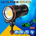 ARCHON latest WM66 12000 lumens diving powerful video light for photographing