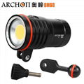 ARCHON latest WM66 12000 lumens diving powerful video light for photographing 4