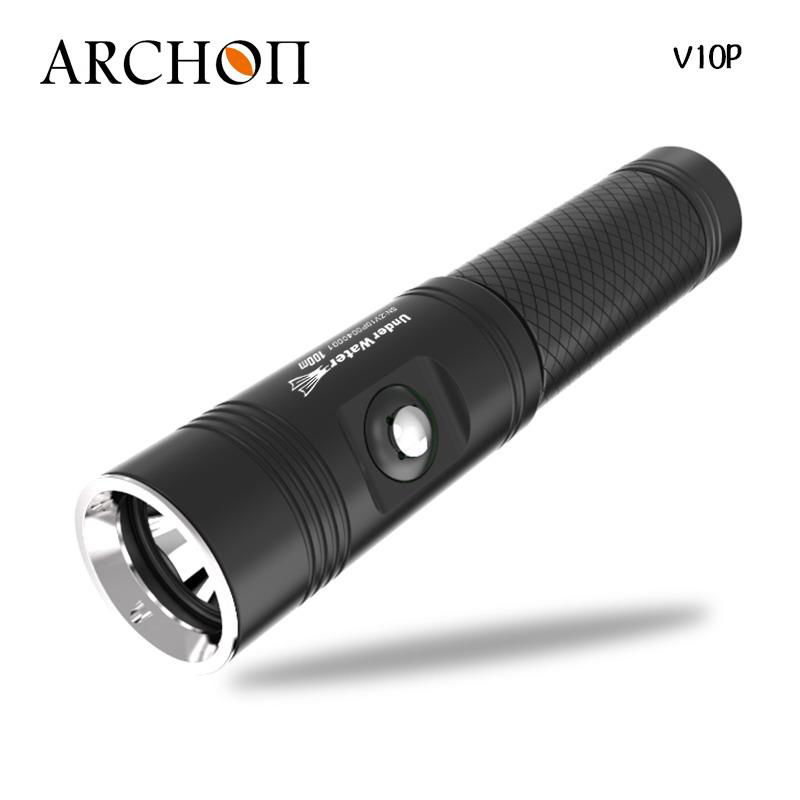 ARCHON奧瞳V10P專業潛水手電筒 21700鋰電池 USB快速充電 100米潛水設備 5