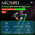 Archon J2 Diving Light with Green Laser and White LED lamp 1000Lumens