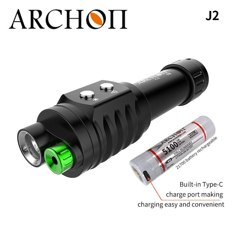 ARCHON奥瞳J2潜水激光手电筒  3