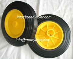 Plastic bin wheel