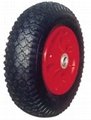 wheelbarrow tyre,Pneumatic Wheel: PR1607 (16 X 4.00-8) 1