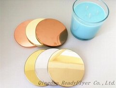 Dia 106mm lids made by stainless iron for 14oz/15oz jar candle