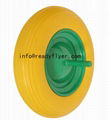 3.50-8 PU wheel for Spain market