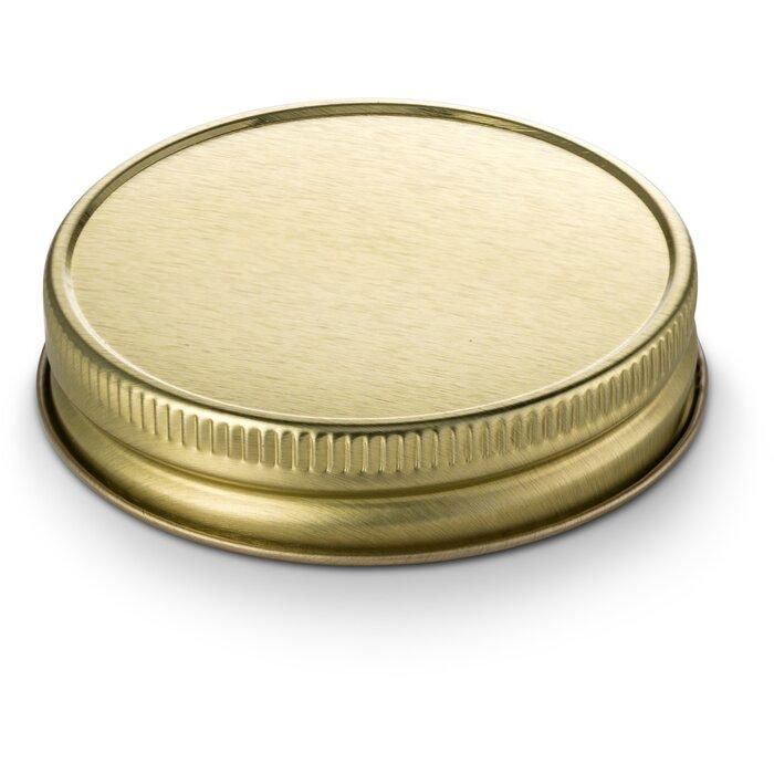 golden mason jar lid