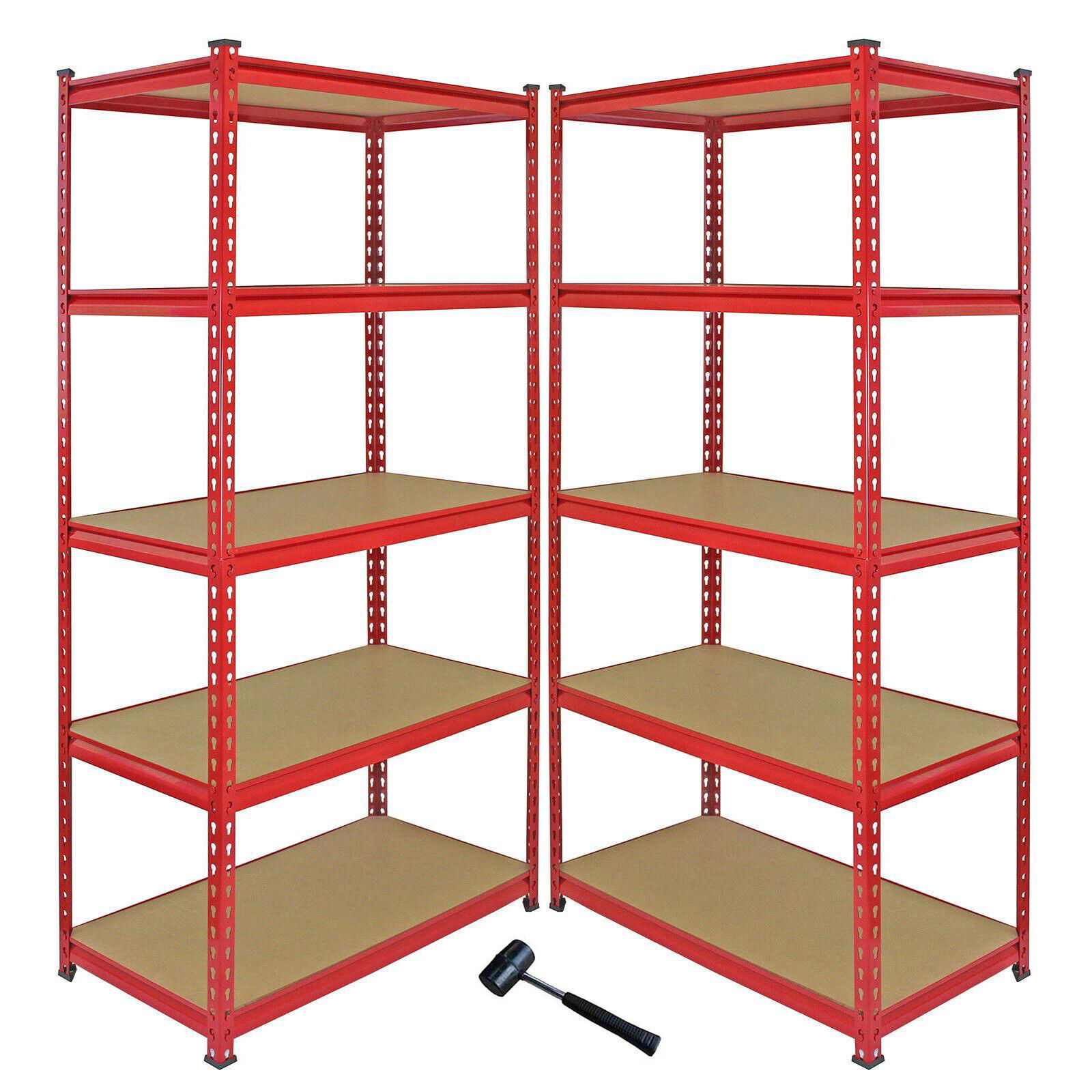 5 Tier Shelf Galvanised Heavy Duty Garage Warehouse 175 Kgs Shelves Storage 3