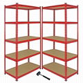 5 Tier Shelf Galvanised Heavy Duty Garage Warehouse 175 Kgs Shelves Storage 3