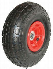 Pneumatic Tire/air tyre/rubber wheel for hand trolley: PR1008 (10 X 4.10/3.50-4)