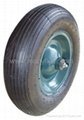 Air Wheel for wheelbarrow/wheel barrow: PR1612-1 (16 X 4.00-8)