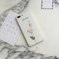 Leaf Rose Flower Pattern Print Soft Phone Cases  iPhone 6 6s 7 8 plus x   2