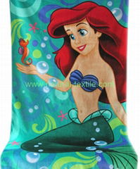 Custom 100% Cotton Printed Velour Beach Towel