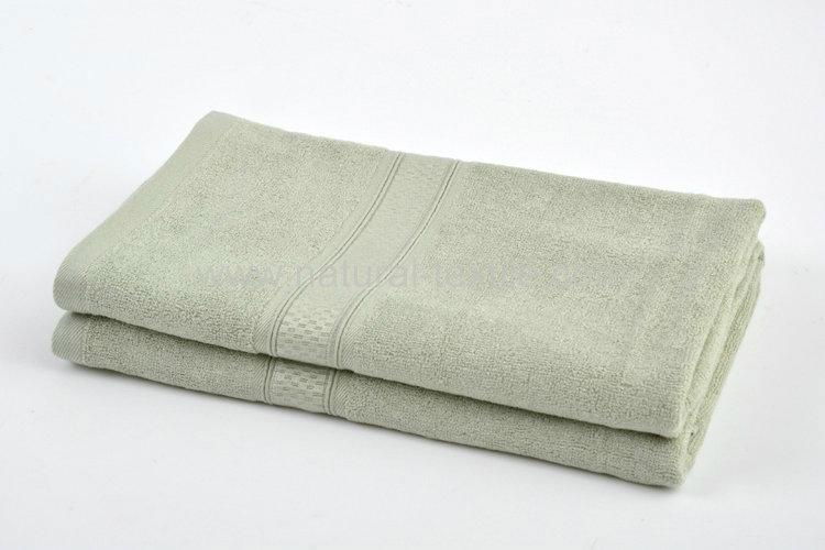 solid color bamboo fiber bath towel 2