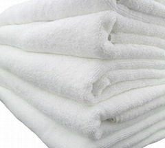 high quality white hotel bath towel set