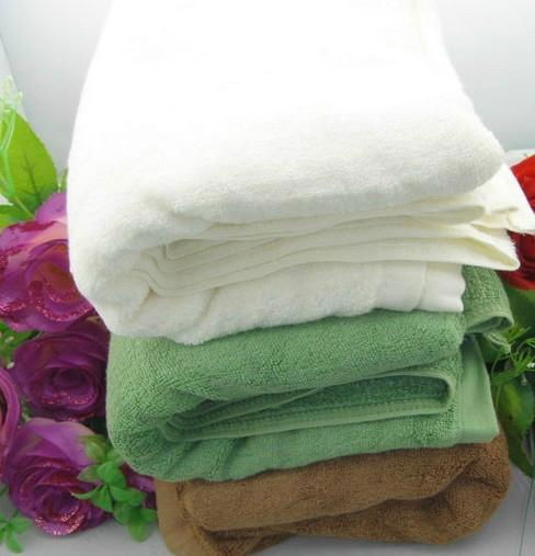 high quality white hotel bath towel set 2