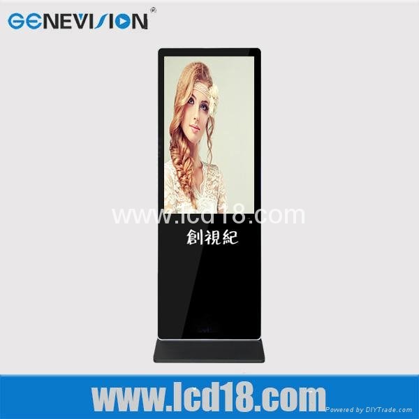 Stand-alone USB update LCD ad player display