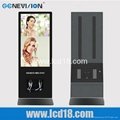 hot sale with cell phone charging advertising lcd digital display 2