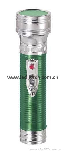 LED Metal/Steel Colour Flashlight/Torch FT2DE3C/FT2DE3E 2