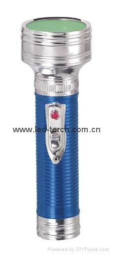 LED Metal/Steel Colour Flashlight/Torch FT2DE4C/FT2DE4E 2
