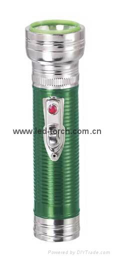 LED Metal/Steel Colour Flashlight/Torch FT2DE7C/FT2DE7E 2