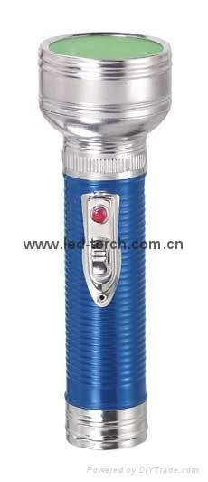 LED Metal/Steel Colour Flashlight/Torch FT2DE10C/FT2DE10E 2