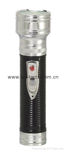 LED金屬/鐵質黑色手電筒 FT2DE3B