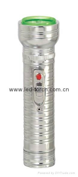 LED Metal/Steel Flashlight/Torch FT2DE7 2