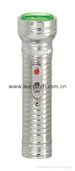 LED Metal/Steel Flashlight/Torch FT2DE7 3