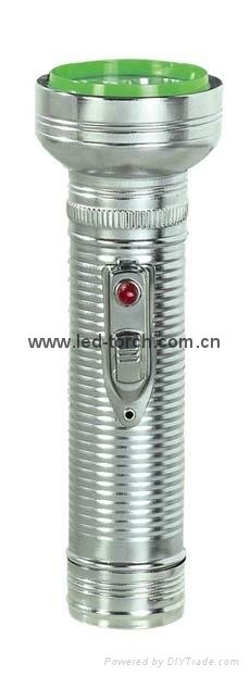 LED Metal/Steel Flashlight/Torch FT2DE8 1