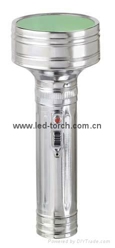 LED Metal/Steel Flashlight/Torch FT2DE27  2