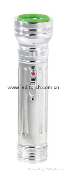LED Metal/Steel Flashlight/Torch FT2DE7 5
