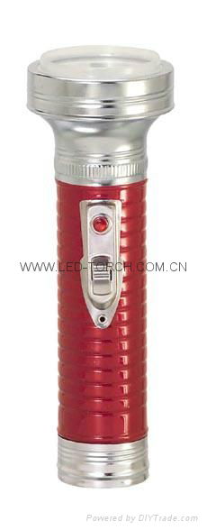 LED Metal/Steel Colour Flashlight/Torch FT2DE2C/FT2DE2E 4