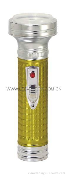 LED Metal/Steel Colour Flashlight/Torch FT2DE2C/FT2DE2E