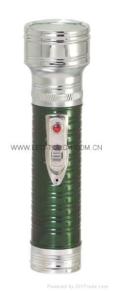 LED Metal/Steel Colour Flashlight/Torch FT2DE3C/FT2DE3E 3