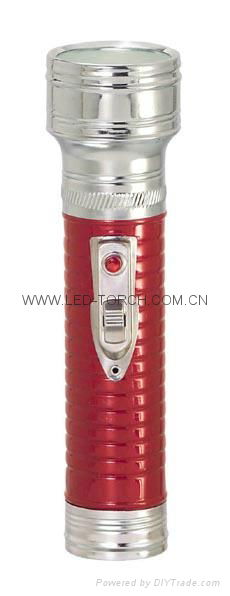 LED Metal/Steel Colour Flashlight/Torch FT2DE3C/FT2DE3E 4