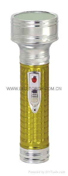 LED Metal/Steel Colour Flashlight/Torch FT2DE4C/FT2DE4E