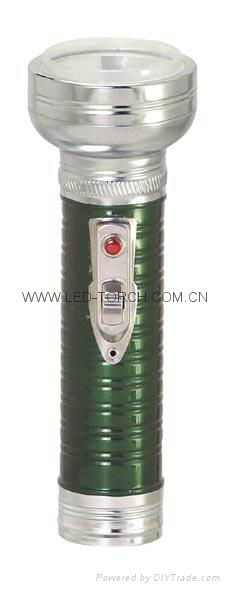 LED Metal/Steel Colour Flashlight/Torch FT2DE8C/FT2DE8E 3