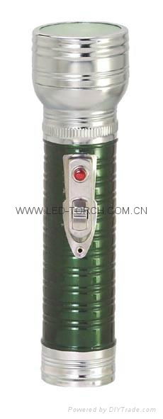 LED Metal/Steel Colour Flashlight/Torch FT2DE9C/FT2DE9E 3