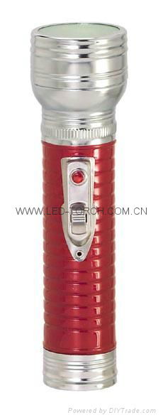 LED Metal/Steel Colour Flashlight/Torch FT2DE9C/FT2DE9E