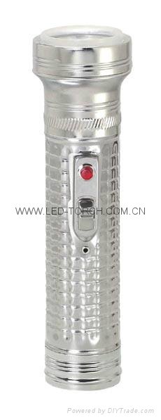 LED Metal/Steel Flashlight/Torch FT2DE1  4
